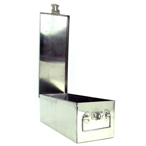 metal box with pad lock|7x14x2' high metal storage box.